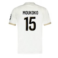 Camiseta OGC Nice Youssoufa Moukoko #15 Segunda Equipación Replica 2024-25 mangas cortas